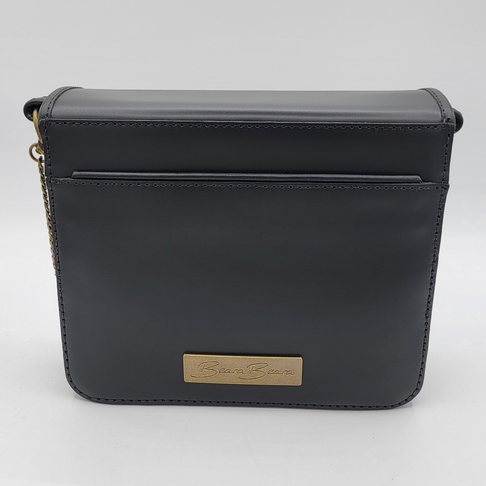 Beara Beara Bernadette Black Leather Handbag NEW #2935 - Picture 7 of 16